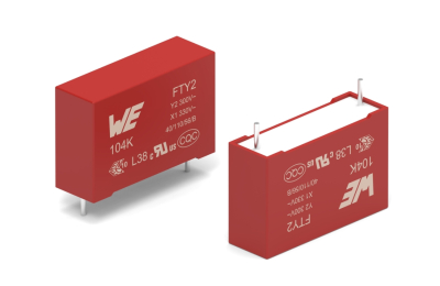 Нові плівкові самовідновлювані, шумопригнічуючі конденсатори від Würth Elektronik для застосування в інверторах.